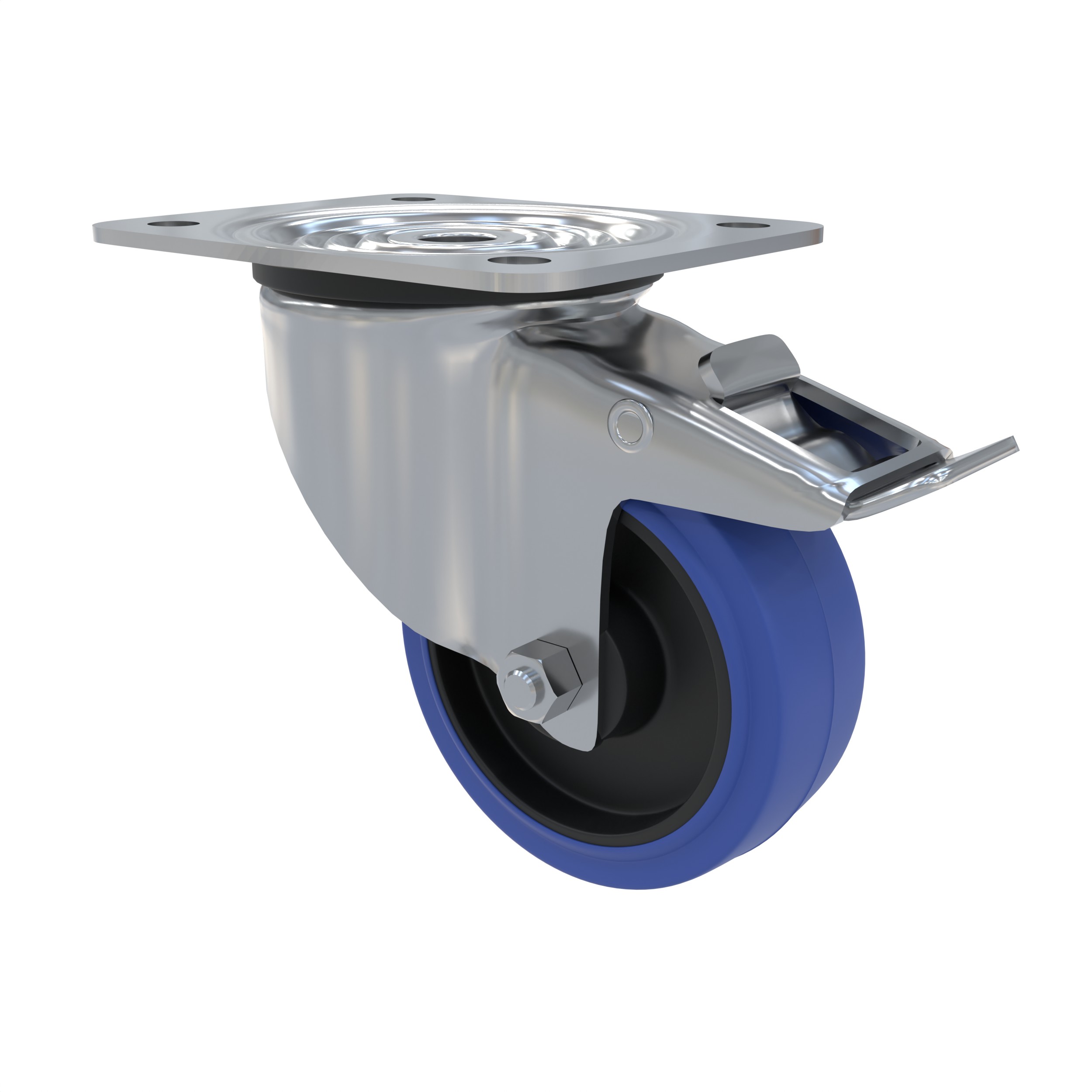 Roll chariot GL-L, Roues, produit Pivotantes avec frein Roll chariot GL-L, Roues, produit Pivotantes avec frein