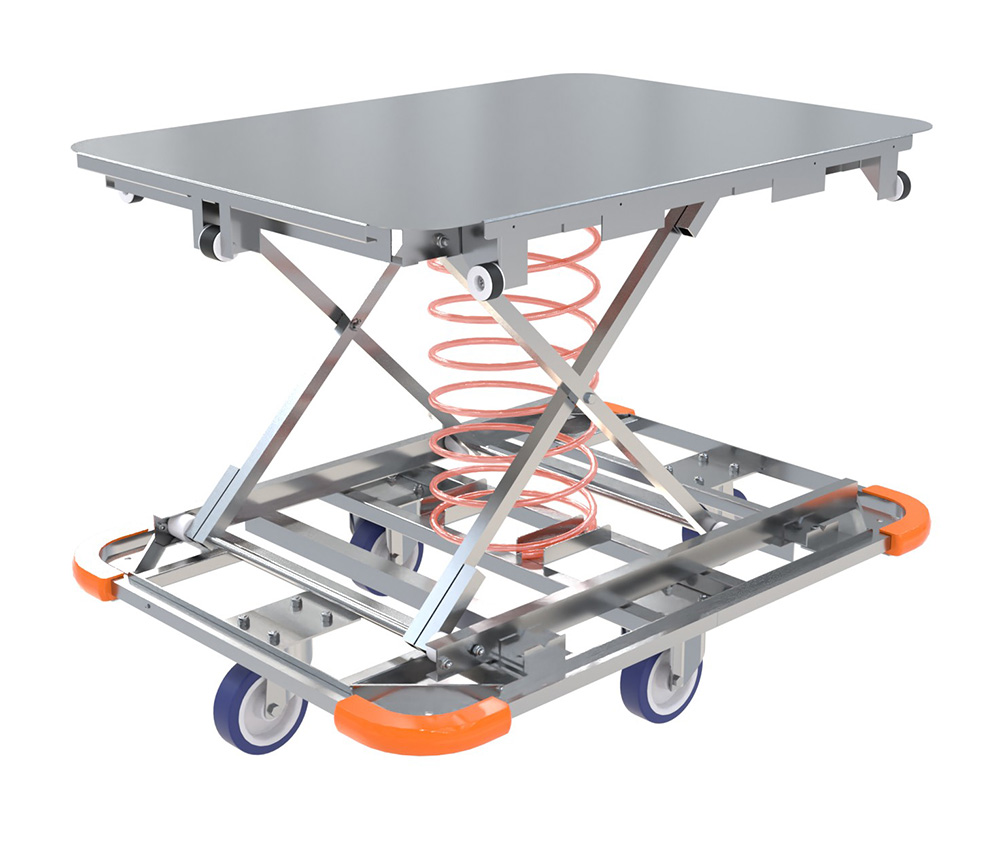 Chariot en aluminium AL, Ressort, produit 1
